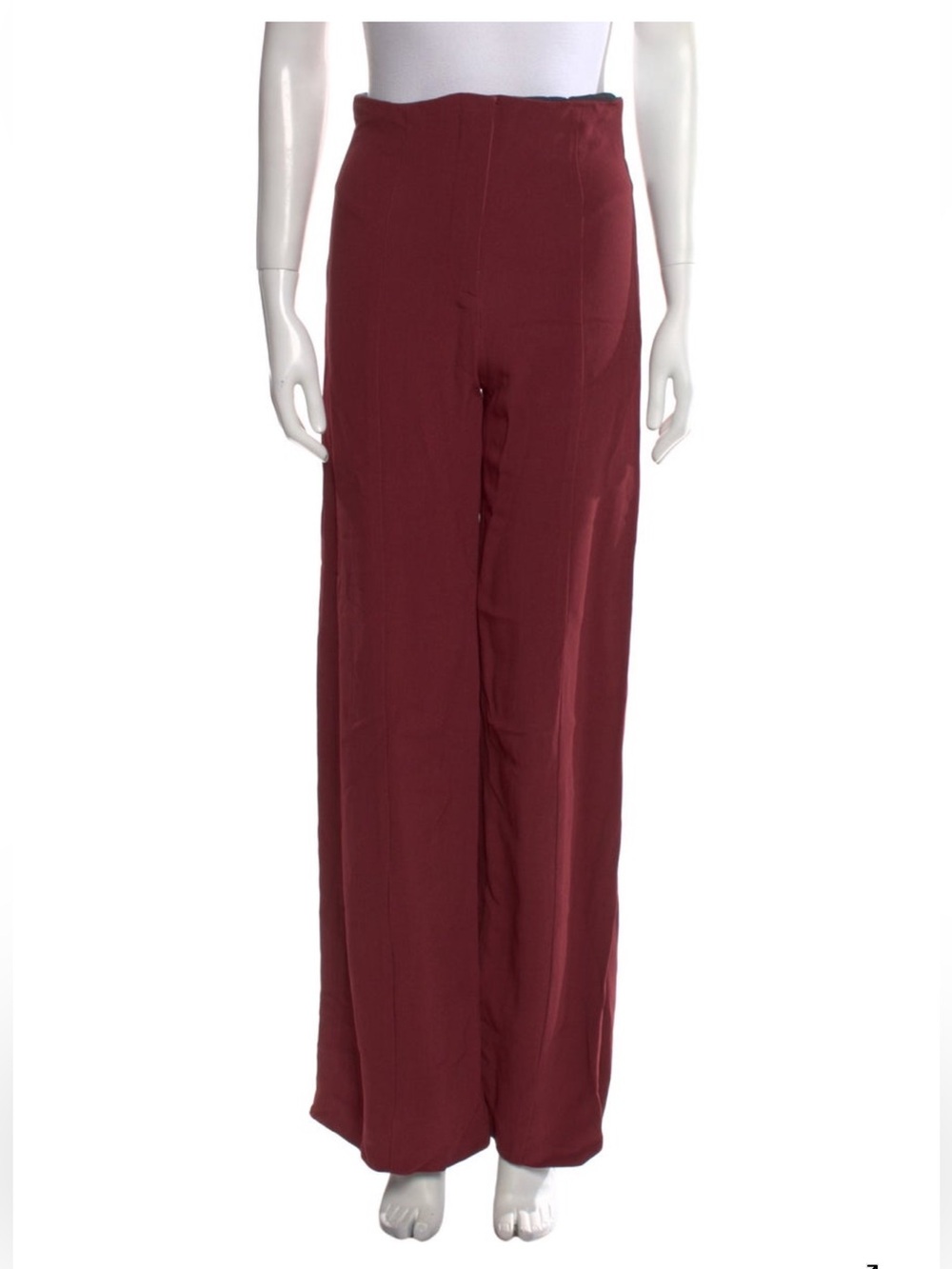 Narciso Rodriguez Wide-Leg Pants in Deep Wine